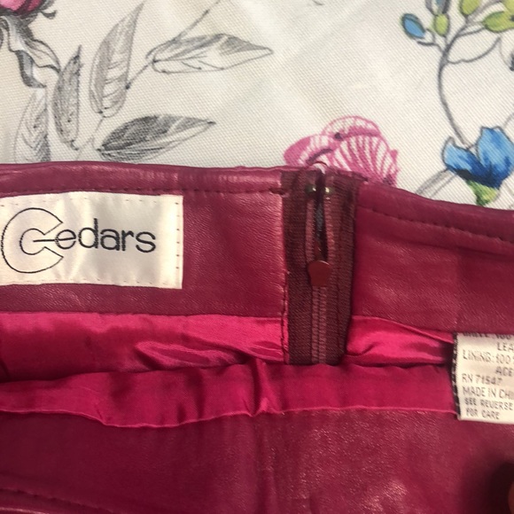 Cedars vintage leather skirt never worn modern S - Picture 3 of 7